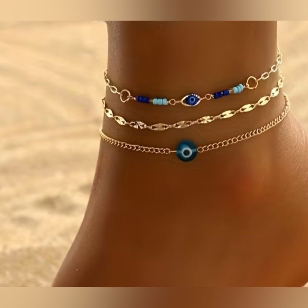 Evil eye Anklet Set N1920